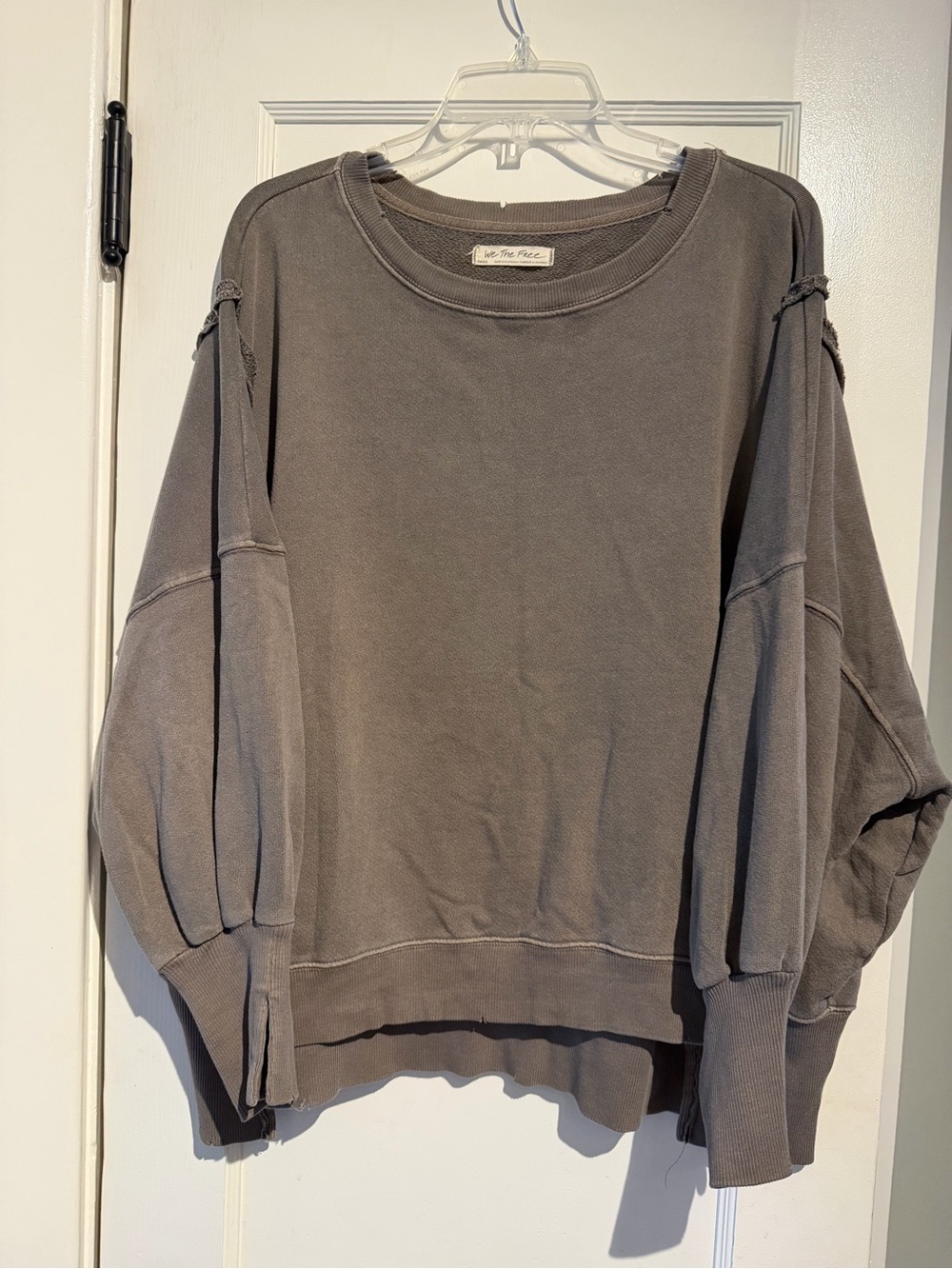 Free People Washed Oversized Women's Sweatshirt Size S